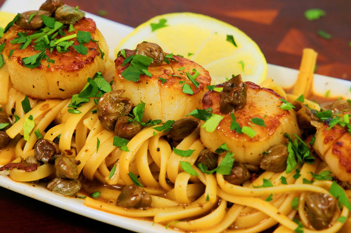 A Special Mother’s Day Meal: Picatta Scallops