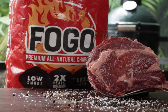 Grilling Steak with FOGO Briquets