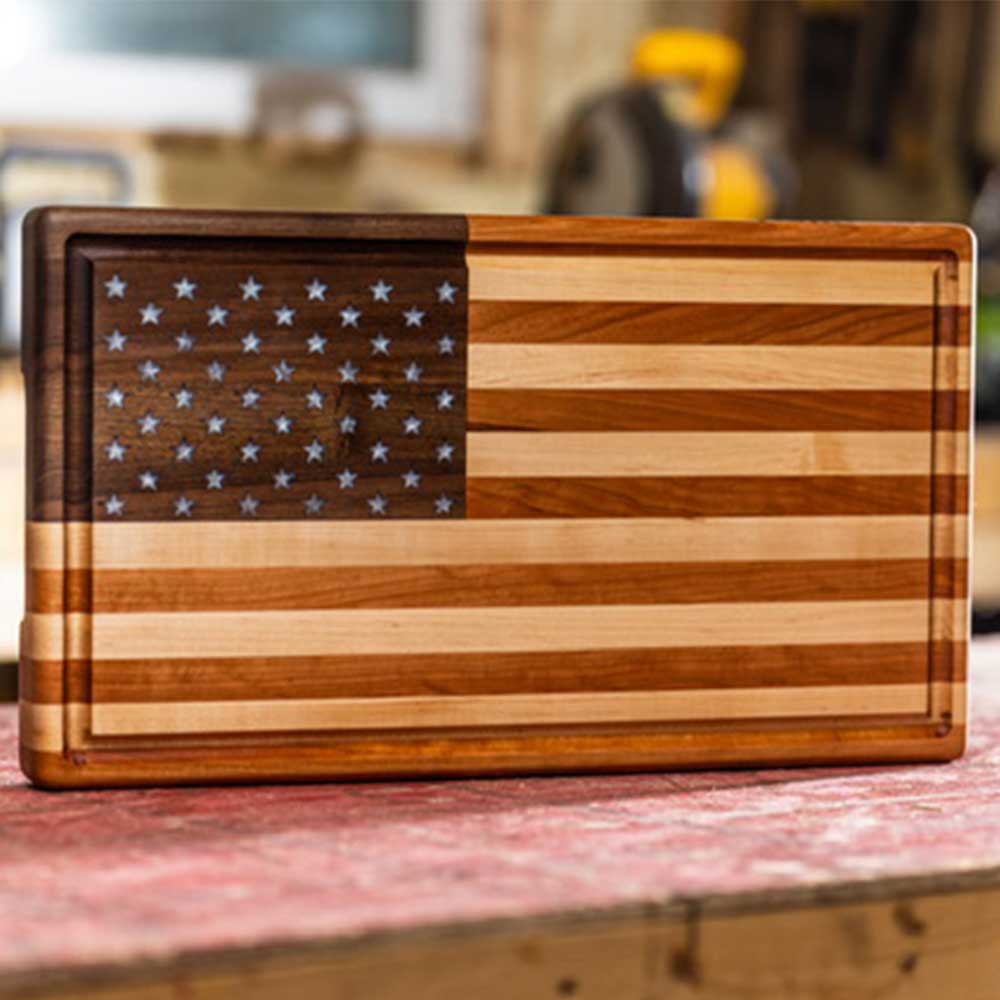  Medium Wood Cutting Board from American Cherry - A