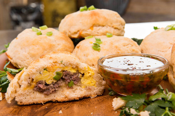 Stuffed Breakfast Biscuits