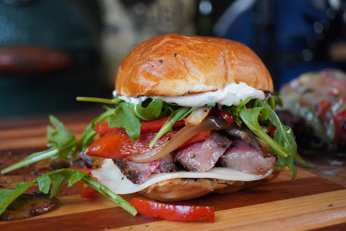 The Ultimate Tailgate Steak Sandwich