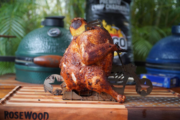 Nashville Hot Beer Can Chicken