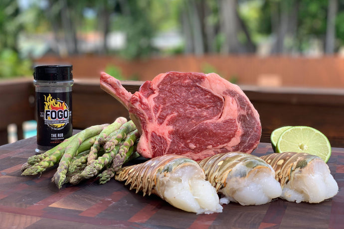 Surf ‘n’ Turf: Ribeye & Lobster Tails