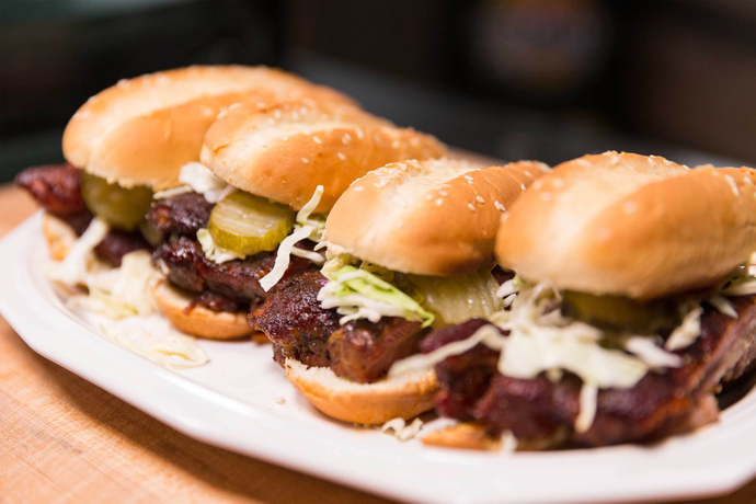 Smoked Rib Sandwich