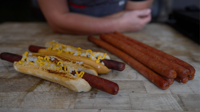 Homemade Beef Hot Dogs