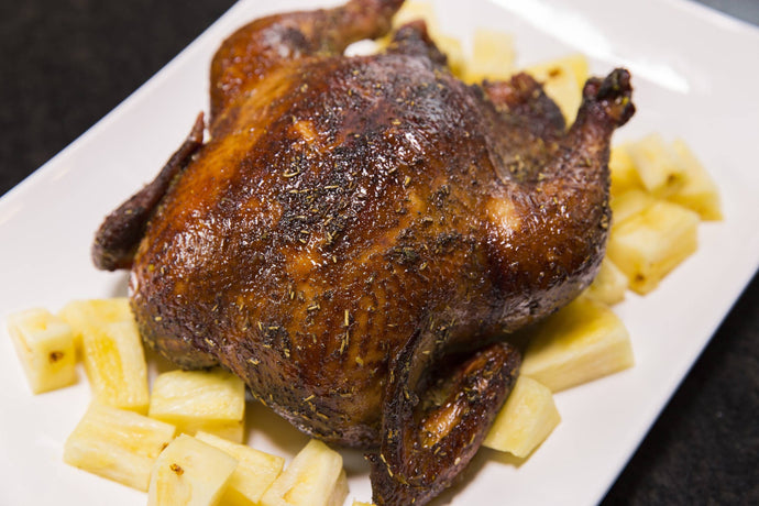 Slow Smoked Sticky Chicken