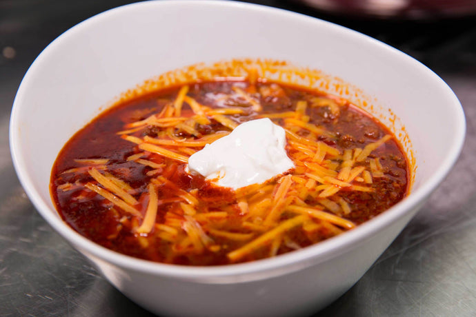 Warm up with venison chili!