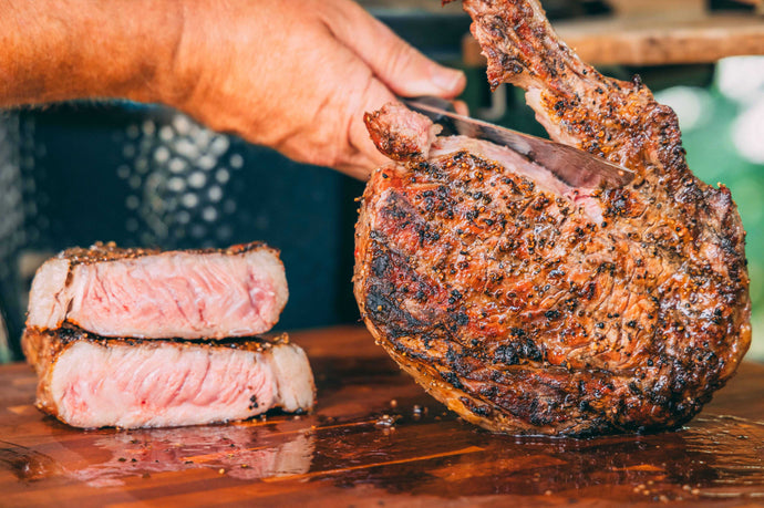 Battle of the Ribeye’s: Tina Cannon & Captain Ron’s Juicy Showdown on the Big Green Egg