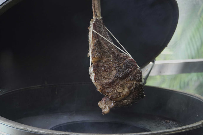 Hanging Tomahawk Steak