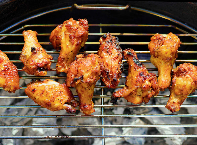 Sweet & Smoky Mezcal Grilled Wings