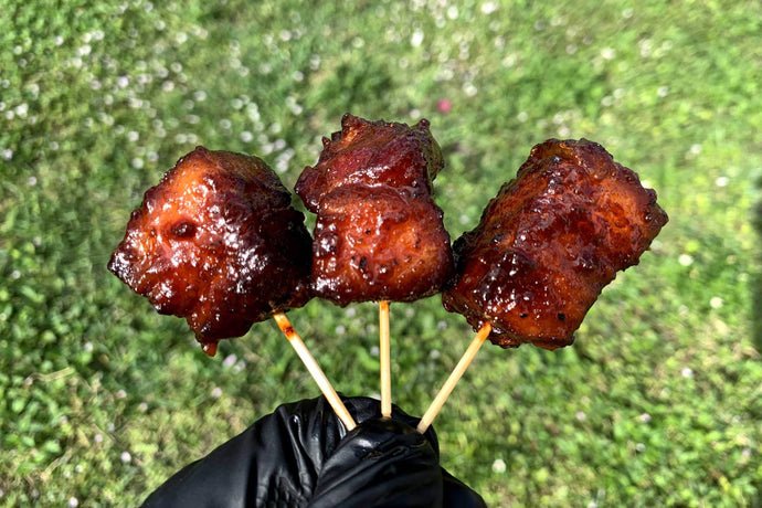 Smoked Pork Belly Burnt Ends