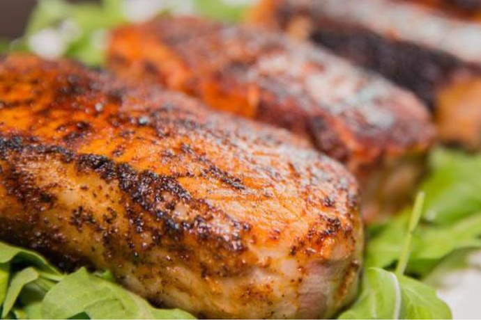 Juicy Grilled Dry Rubbed Pork Chops
