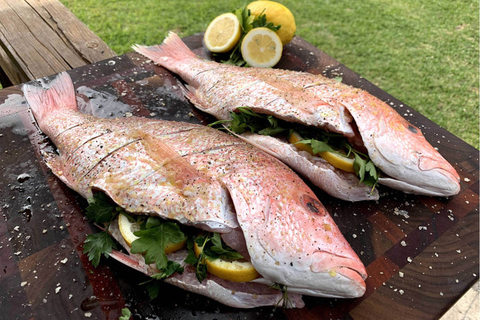 Grilled Whole Red Snapper