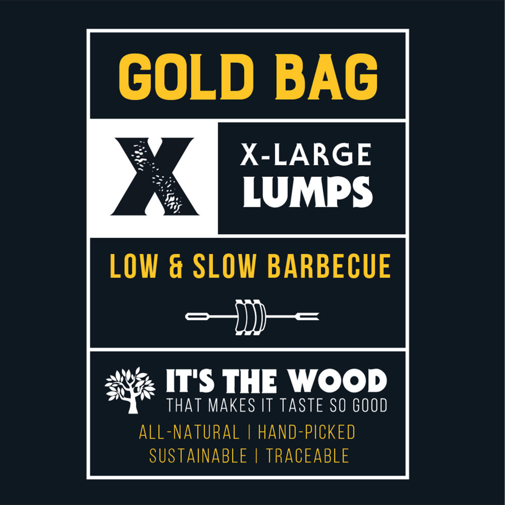 FOGO Super Premium (Gold Bag) Lump Charcoal - 17.6LBS
