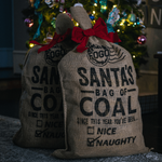 Santa Bag of Coal bundle with Super Premium Gold Bag