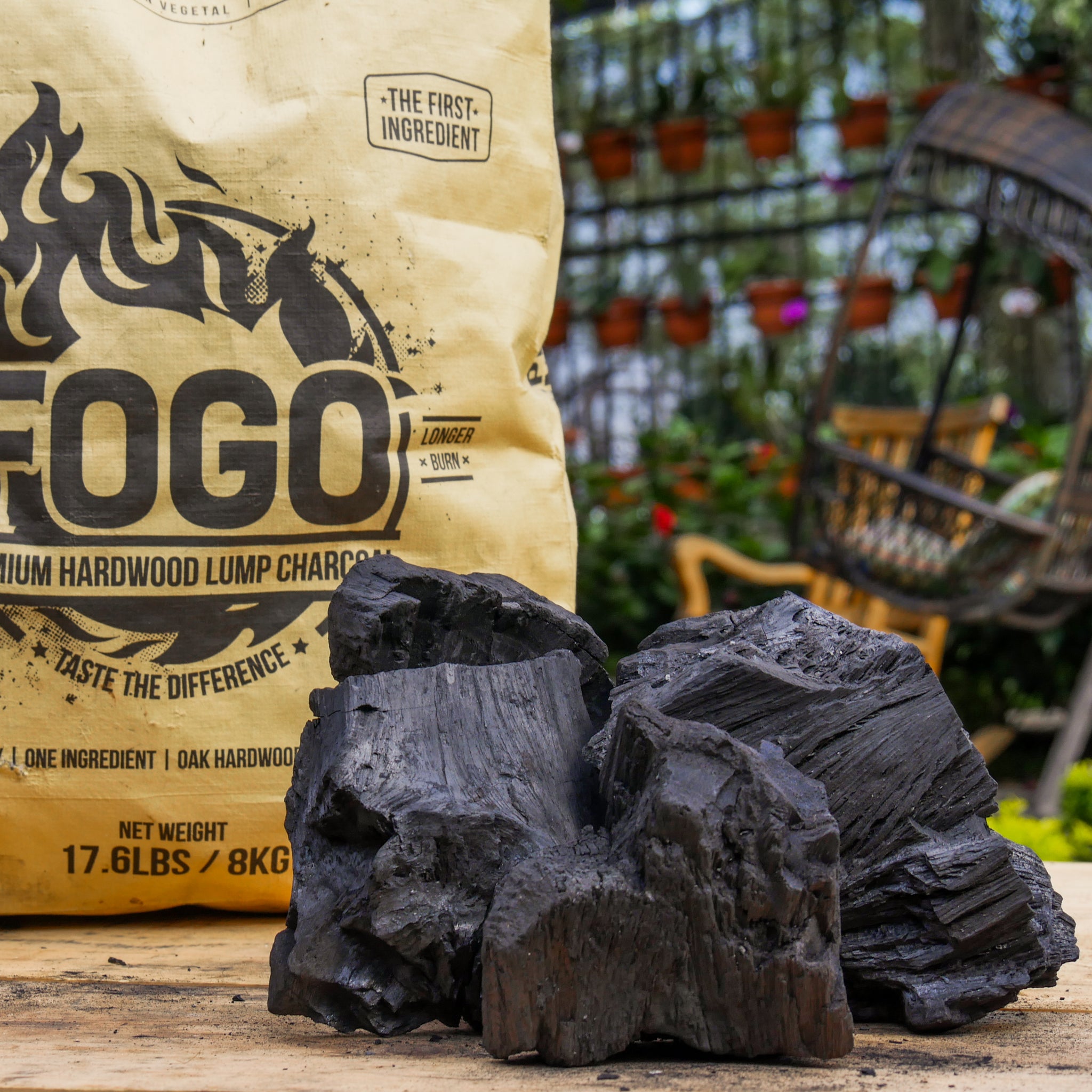FOGO Super Premium (Gold Bag) Lump Charcoal - 17.6LBS