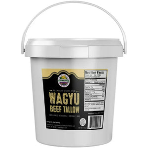 Premium Rendered Wagyu Beef Tallow Tub (1.5lbs)