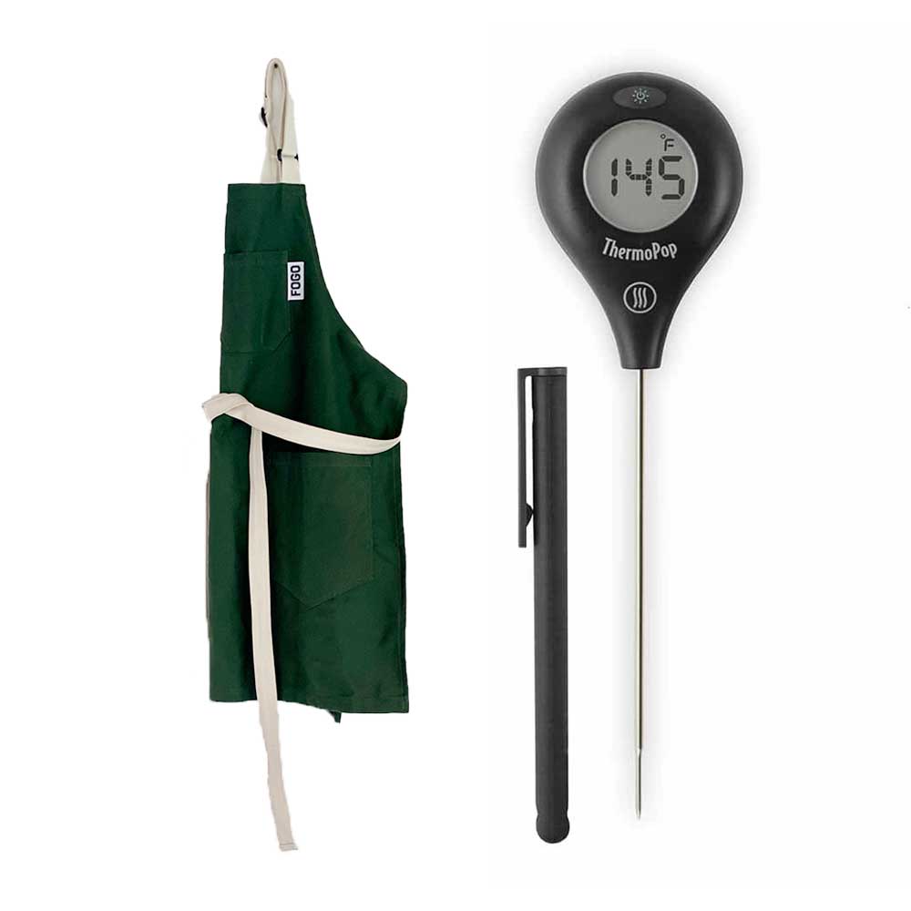 FOGO Canvas Apron and Thermopop Bundle